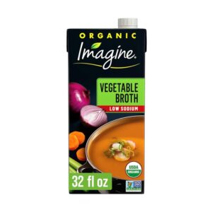 Low-sodium vegetable broth