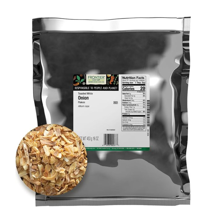 Onion flakes