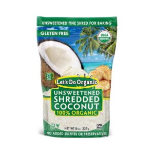 Shredded coconut