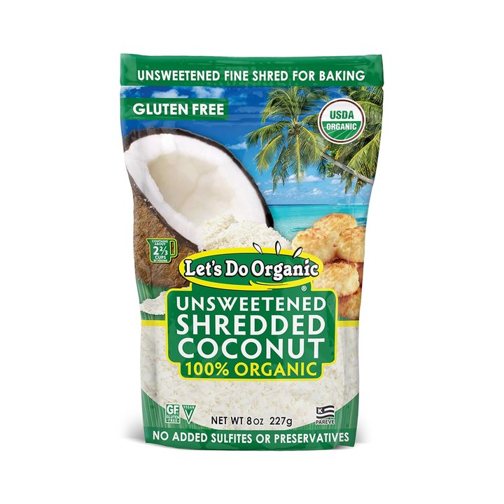 Shredded coconut